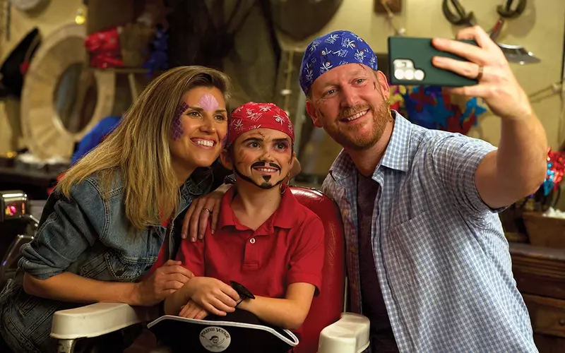 family at Pirates Voyage Dinner & Show