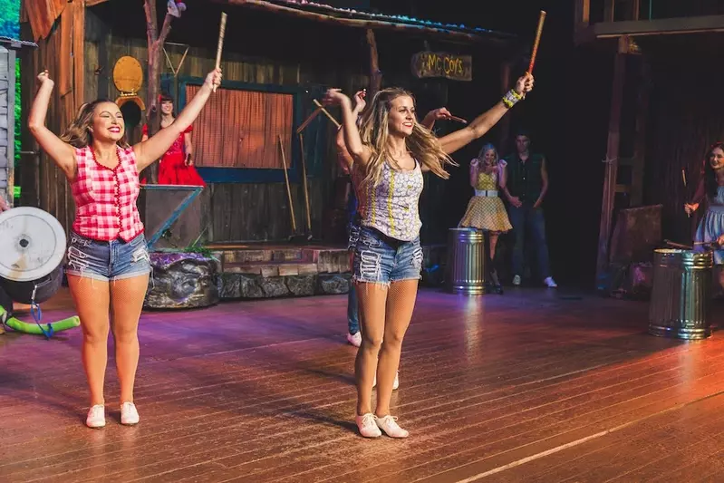 dancers at Hatfield & McCoy Dinner Feud