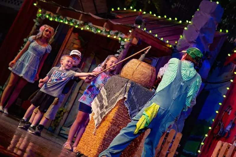 kids participating at The Comedy Barn