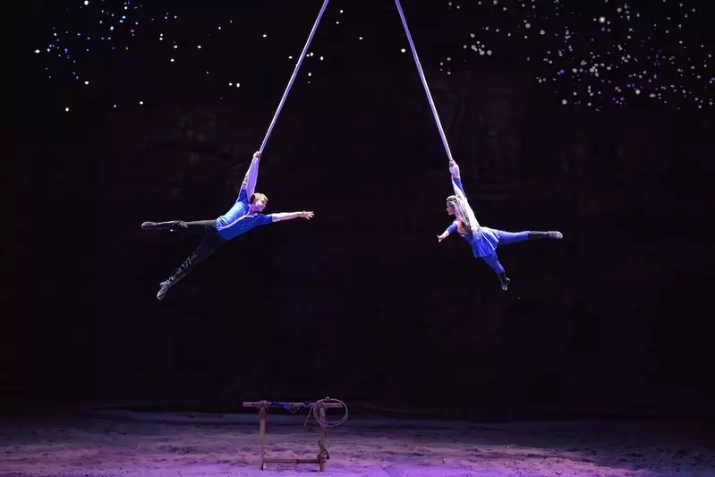 aerial performance in the Stampede